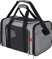 🐱 caidienu large cat carrier pet carrier: airline approved, foldable and spacious for small to medium dogs and cats, up to 22 lbs logo