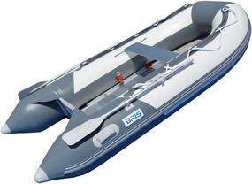 img 1 attached to BRIS 8.2 Ft Inflatable Boat Inflatable Pontoon Dinghy Raft Tender Boat