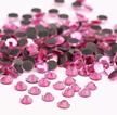 dazzle your projects with beadsland's dark pink crystal hotfix rhinestones in ss10/3mm - 1440pcs/pkg! logo