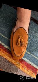 img 5 attached to 👞 Men's Vintage Loafers Belgian Slip-Ons by Journey West - Classic Shoes for a Sophisticated Look