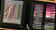 img 1 attached to 🖍️ Complete 160-Color Artist Gel Pen Set: 36 Glitter, 12 Metallic, 12 Pastel, 9 Neon, 6 Rainbow, 5 Standard + 80 Refills - Ideal for Adult Coloring Books, Craft, Doodling, Drawing review by Dev Gotoda