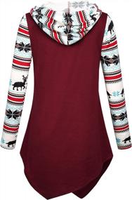 img 2 attached to Miusey Womens Long Sleeve Color Block Lightweight Pullover Sweatshirt Hoodies