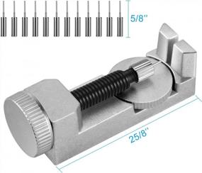 img 2 attached to Efficient Watch Band Tool Kit - Coyaho Watch Link Remover With Extra Punch Pins