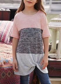 img 1 attached to GOSOPIN Casual Blouse Floral T Shirt Apparel & Accessories Baby Girls good in Clothing