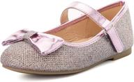 komforme toddler non slip ballet walking girls' shoes : flats логотип