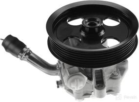 img 4 attached to A-Premium Power Steering Pump with Pulley 🔧 for Jeep Wrangler: 2012-2017 JK, 2018 V6 3.6L Gas