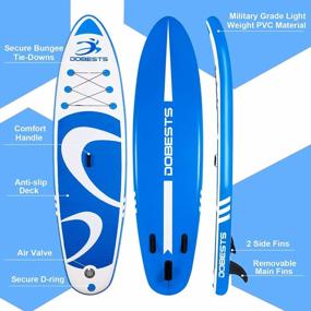 img 3 attached to Experience The Ultimate Adventure With Our Inflatable Stand Up Paddle Board For Adults - Complete With Travel Backpack, Adjustable Paddle, Detachable Fin, And Safety Leash!