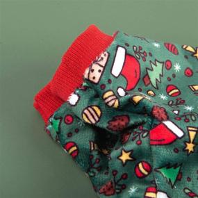 img 1 attached to CuteBone Pajamas Christmas Clothes Shirts Dogs best on Apparel & Accessories