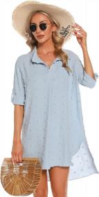 img 4 attached to Stylish Summer Must-Have: Women'S Beach Cover-Up Dress For Swimsuit And Bikini In S-XXL Sizes