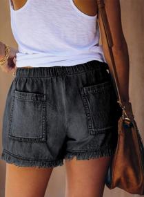 img 1 attached to Comfortable And Stylish Women'S Elastic Waist Shorts With Pockets In Sizes S-3XL - Acelitt