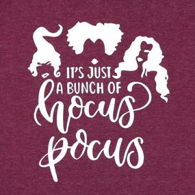 img 1 attached to Женская футболка Hocus Pocus Halloween: футболка с коротким рукавом Sanderson Sisters на осень!