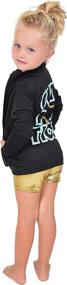 img 3 attached to ✨ Sparkling Stretch Comfort: Glitter Gymnastics Jacket for Girls' Active Apparel