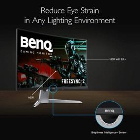 img 1 attached to Enhanced BenQ EX3203R Monitor with FreeSync DisplayHDR - 31.5 Inch, 2560X1440P, Curved Design, HDMI Connectivity