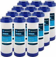 spiropure 10x2.5 empty refillable filter cartridges with polyester pads (case of 12) logo