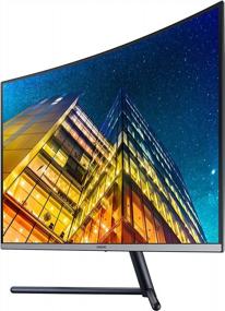 img 2 attached to 🖥️ Sleek and Immersive Samsung U32R590 32 Inch Curved Monitor with 3840X2160P Resolution - LU32R590CWNXZA