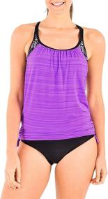 img 4 attached to ZeroXposur Womens Tankini Swimsuits Bottoms Women's Clothing via Swimsuits & Cover Ups