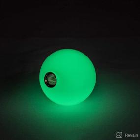 img 2 attached to Glow in The Dark Gear Shifter: RASNONE Universal Shifter Knob for Manual/Automatic - Short Green Pearl Ball