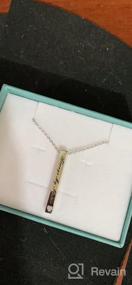 img 8 attached to Sterling Silver Bar Necklace for Sister – Inspirational Jewelry, Perfect Birthday Gift for Women, Best Friends
