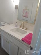 картинка 1 прикреплена к отзыву Upgrade Your Bathroom With TRUSTMI'S Elegant 2-Handle 8 Inch Widespread Sink Faucet In Brushed Nickel от Emili Hudson