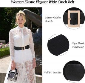 img 2 attached to Stylish And Comfortable SUOSDEY Elastic Waist Belt For Women - Perfect For Dresses And More!