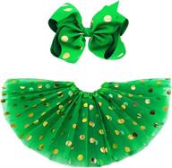 🎀 stylish polka dot hairbow: bgfks layer girls' clothing for skirts & skorts логотип