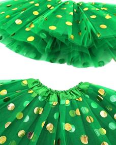 img 1 attached to 🎀 Stylish Polka Dot Hairbow: BGFKS Layer Girls' Clothing for Skirts & Skorts