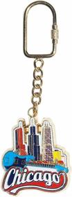 img 1 attached to 🏙️ Charming Chicago Skyline Keychain: Durable Metal Quality for American City Enthusiasts