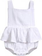 newborn baby girl summer romper - oklady infant one-piece bodysuits logo