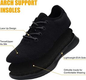 img 2 attached to DYKHMATE Women's Athletic Walking Shoes: Lightweight, Breathable, and Comfortable