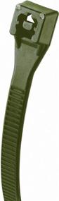 img 3 attached to 🔗 Gardner Bender 41-308R: Heavy-Duty 8 Inch Recycled Cable Ties, 50 lbs. Tensile Strength, 15 Pack - Ideal for Wire / Cord Management in Industrial & Household Applications - Dark Green Nylon Zip Ties