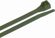 🔗 gardner bender 41-308r: heavy-duty 8 inch recycled cable ties, 50 lbs. tensile strength, 15 pack - ideal for wire / cord management in industrial & household applications - dark green nylon zip ties logo