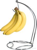 🍌 ultimate banana hanger и грейп стенд: стильный хромированный держатель для ваших фруктов! логотип