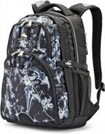 🎒 black steam/black swerve laptop backpack by high sierra - one size logo