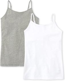 img 4 attached to Childrens Place Girls Spaghetti Strap Camisole Girls' Clothing ~ Tops, Tees & Blouses