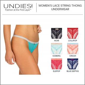 img 2 attached to Women'S Lace String Thong Underwear 6 Pack