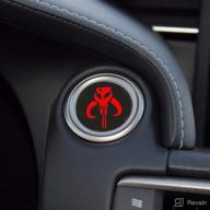 🚗 car engine start button sticker - home of car enthusiasts, mandalorian warriors skull design logo