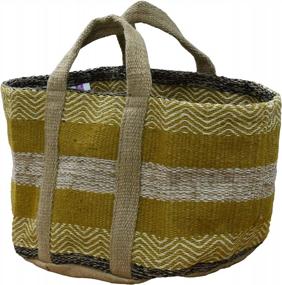 img 2 attached to Large Jute Baskets For Storage Of Blankets, Shoes, Books & More!