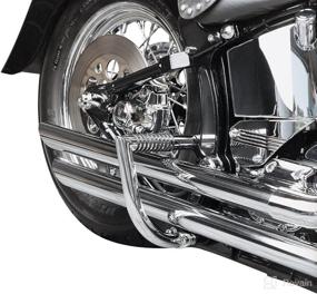 img 1 attached to 🏍️ Enhance Your Harley-Davidson Flst/Fxst Softail: LINDBY 203 Chrome Rear Linbar Highway Bar – Perfect Fit for 1996-2016 Models