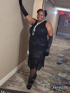 img 1 attached to Plus Size 1920S Flapper Dress By BABEYOND - V Neck, Beaded & Fringed review by David Underberg