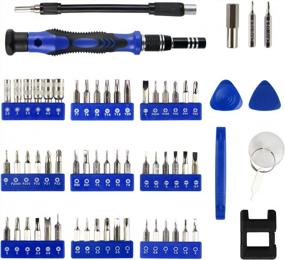 img 3 attached to 64-In-1 Precision Screwdriver Set - Apsung Magnetic Driver Kit For Professional Electronic Repair Tools With Flexible Shaft & 58 Bits For IPhone, CellPhone, PC, Game Console Etc