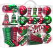 valery madelyn 70ct elf shatterproof christmas ball ornaments xmas tree decorations value pack logo