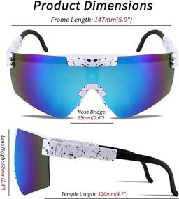 img 2 attached to Karsaer Original Combo Sunglasses: Ultimate Windproof Protection