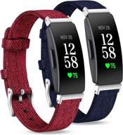 (2 pack) witzon compatible with fitbit inspire hr/inspire/inspire 2 bands for women men wellness & relaxation - app-enabled activity trackers logo