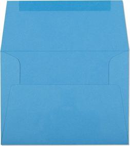 img 3 attached to EnDoc A6 Blue Envelopes - Ideal For 4X6 Cards, Invitations, Photos, Graduation, Baby Shower, Weddings, And Business Mailing - 25 Pack Of 4 3/4" X 6 1/2" Blue Envelopes