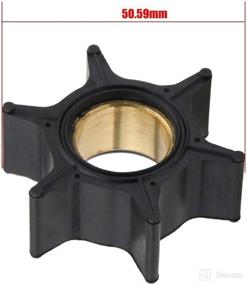 img 1 attached to 🛥️ Mercury Outboard Motor Water Pump Impeller - Compatible with 30HP, 35HP, 40HP, 45HP, 50HP, 60HP, 65HP, and 70HP Models - Part Number 47-89983T