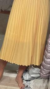 img 6 attached to Winter-Perfect Pleated Midi Skirts For Women: Stay Stylish And Warm With High-Waisted Lined Skirt From DRESSTELLS