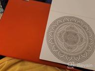 img 1 attached to Unwind And De-Stress With Arteza'S Mandala Coloring Book For Adults - 50 One-Sided Images Of Intricate Designs On 9X9 Inches, Perfect For Relaxing, Reflecting, And Decompressing review by Brian Rogers