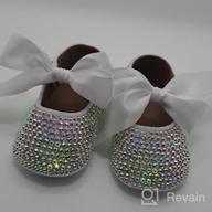 img 1 attached to Tutoo Princess Newborn Walker Shoes for Infant Girls - Flats review by Ronald Duguay