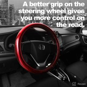 img 3 attached to Madmax Steering Wheel Cover Interior Accessories ... Steering Wheels & Accessories