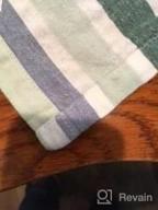 img 1 attached to Folkulture Set Of 6 Soft And Durable Steel Gray Napkins For Boho And Farmhouse Style Décor review by Lindsey Braaten